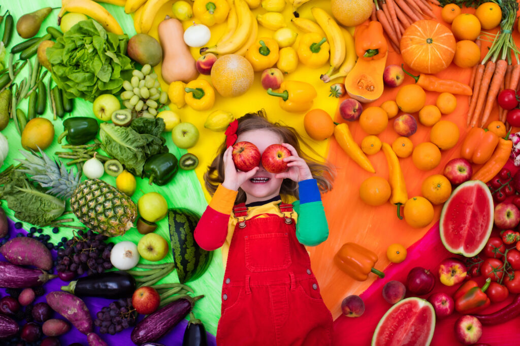 Healthy fruit and vegetable nutrition for kids healthy habits for child development